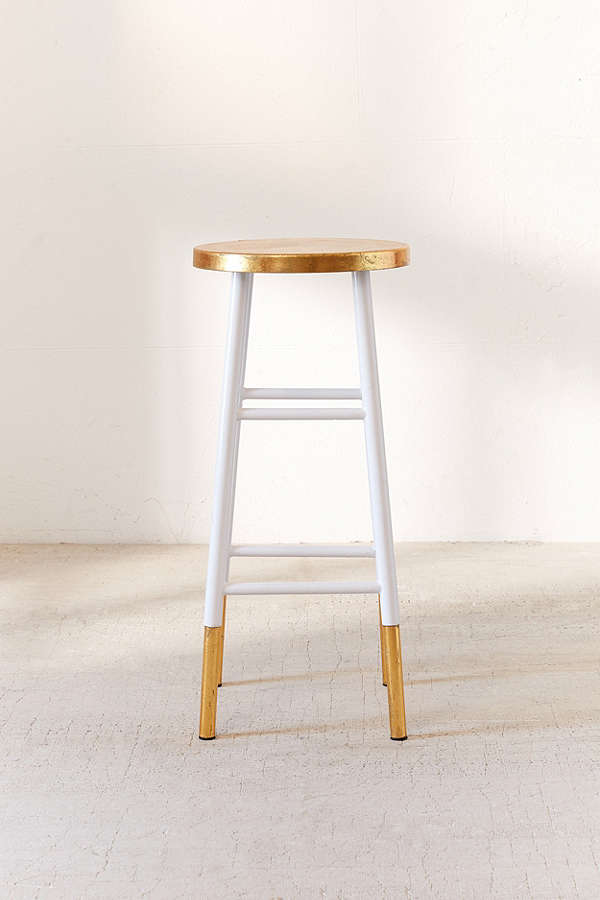Emery gold bar stool