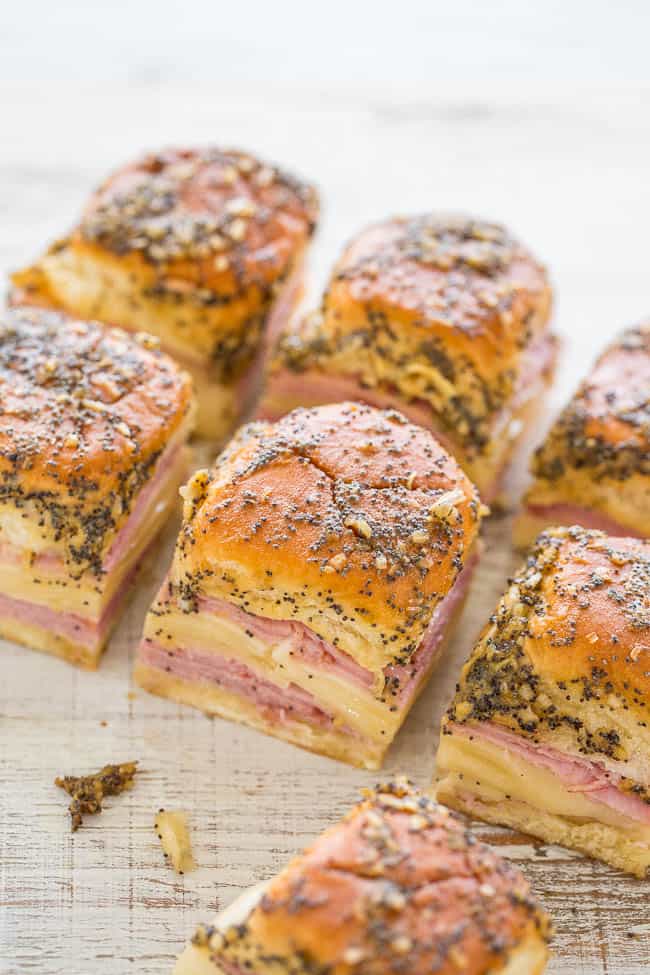 Ham and cheese sliders recipe