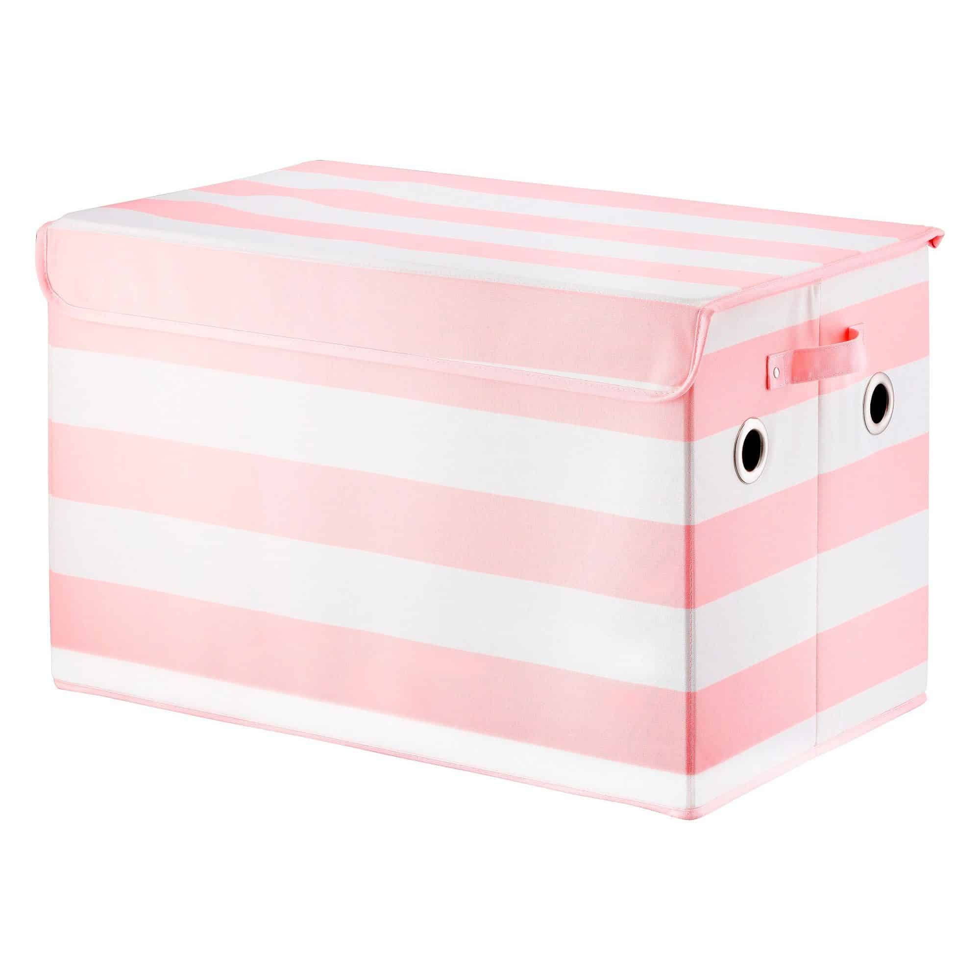 Pink rectangle storage bin