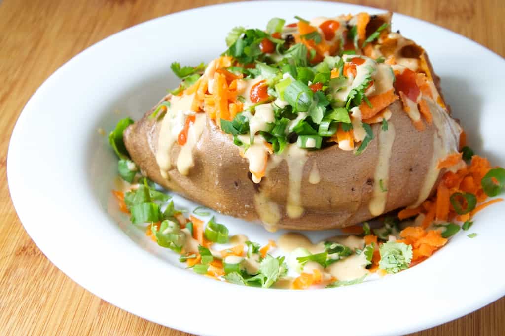 Thai style baked sweet potato recipe