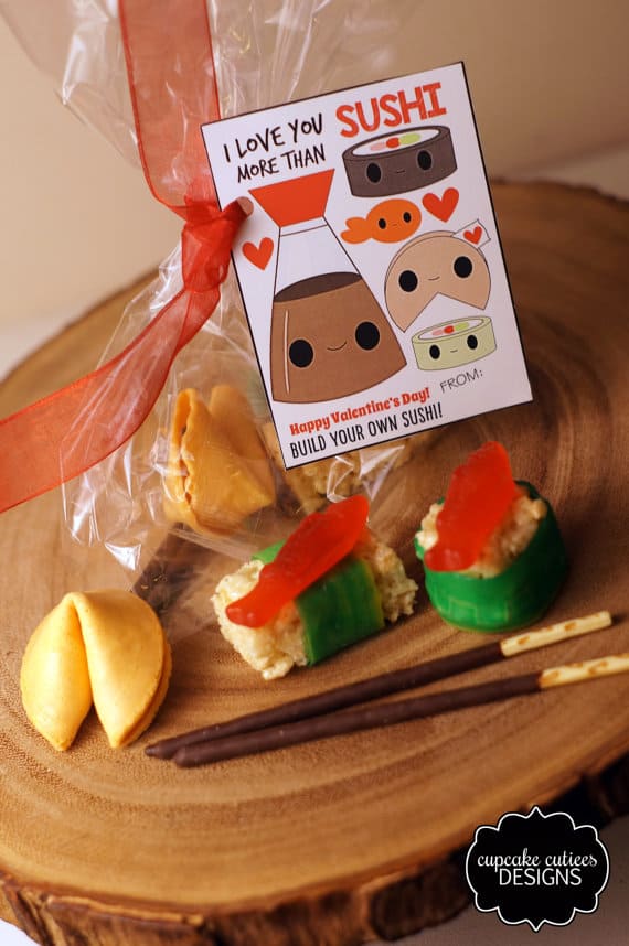 Build your own candy sushi gifts