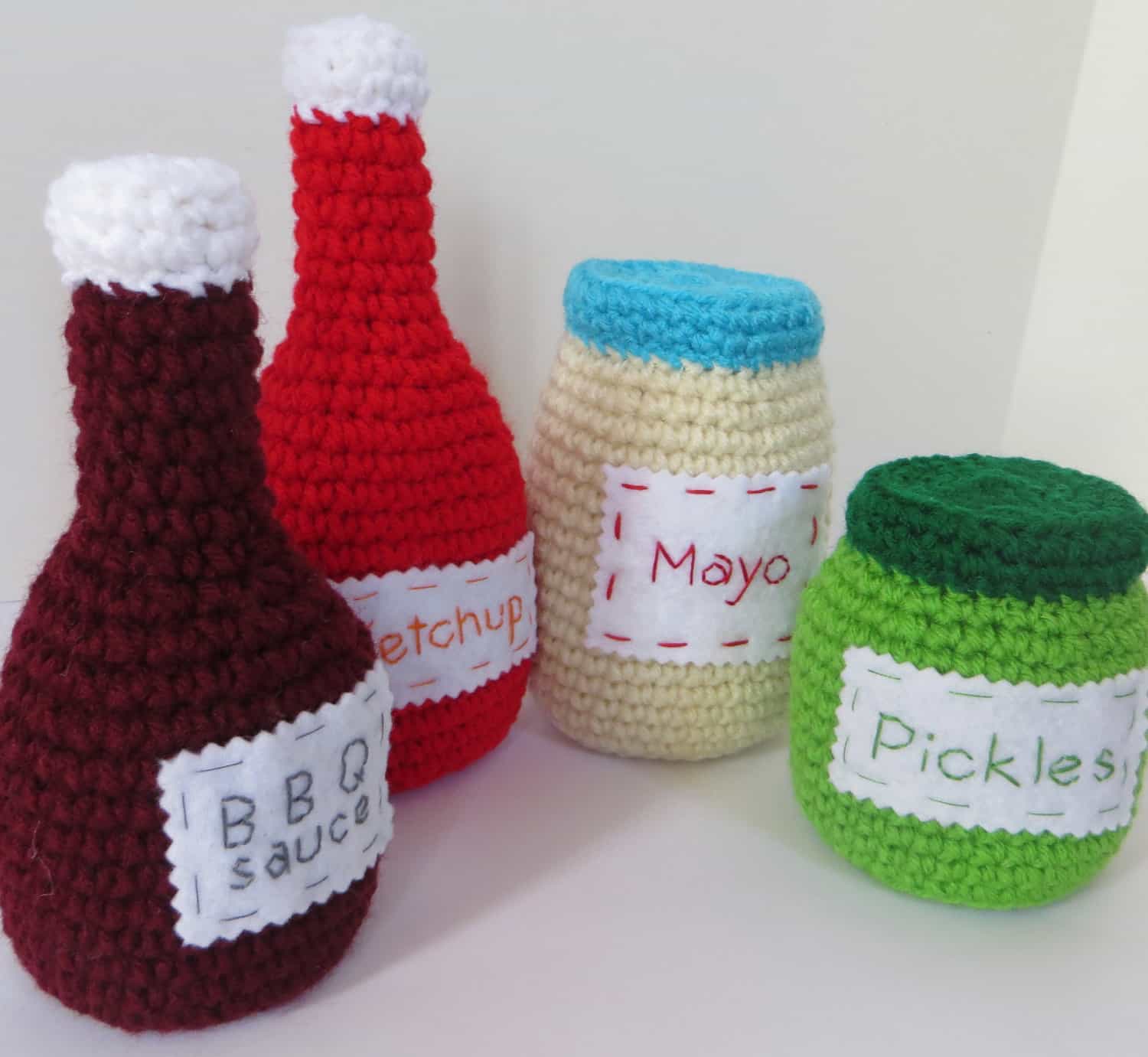Crocheted condiments