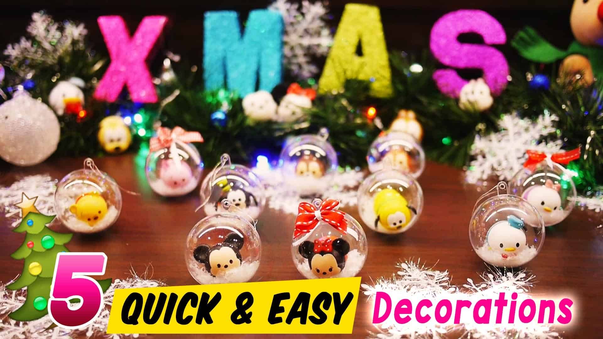 Cute little tsum tusm toy christmas ornaments