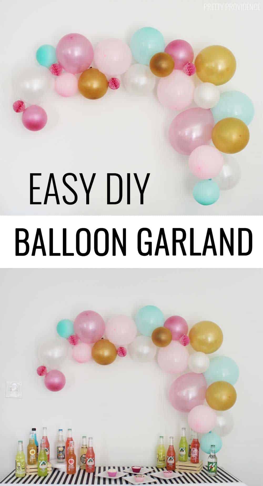 birthday garland diy