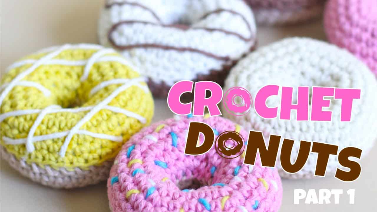 Fun crochet donuts