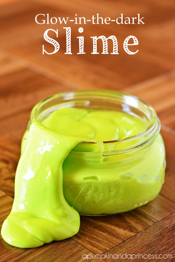 Glow in the dark slime recipe