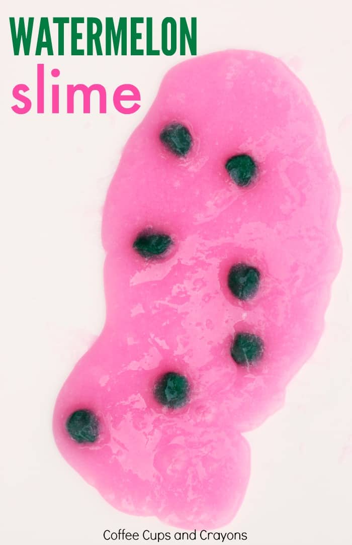 How to make watermelon scented slime for kids