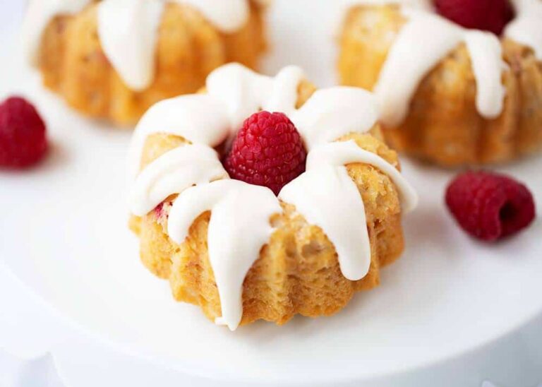 Raspberry bundt cake with cream cheese glaze edible valentine treats