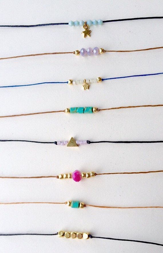 Simple small bead chokers