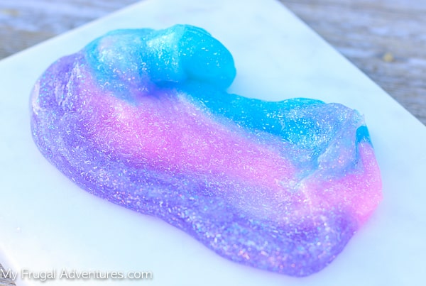 Sparkling unicorn slime