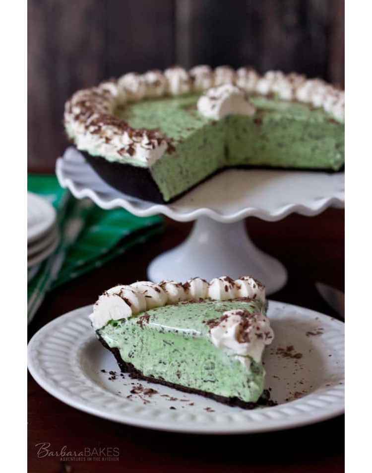 Recipe for mint chocolate chip pie