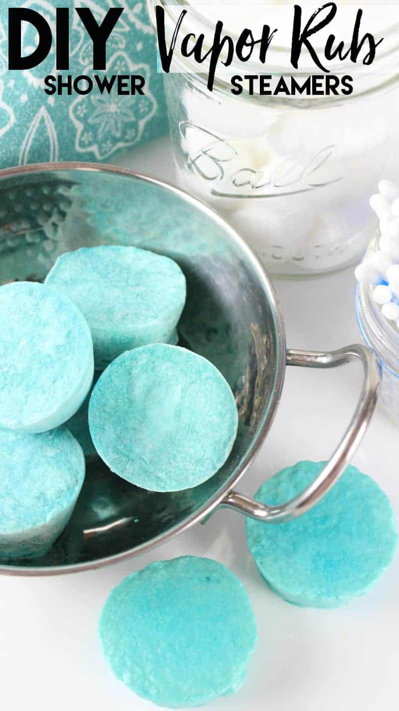 Diy vapor rub shower steamers