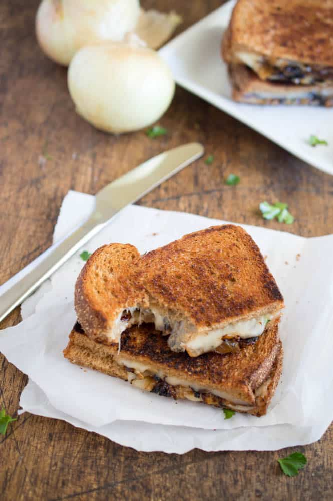 French onion grilled cheese