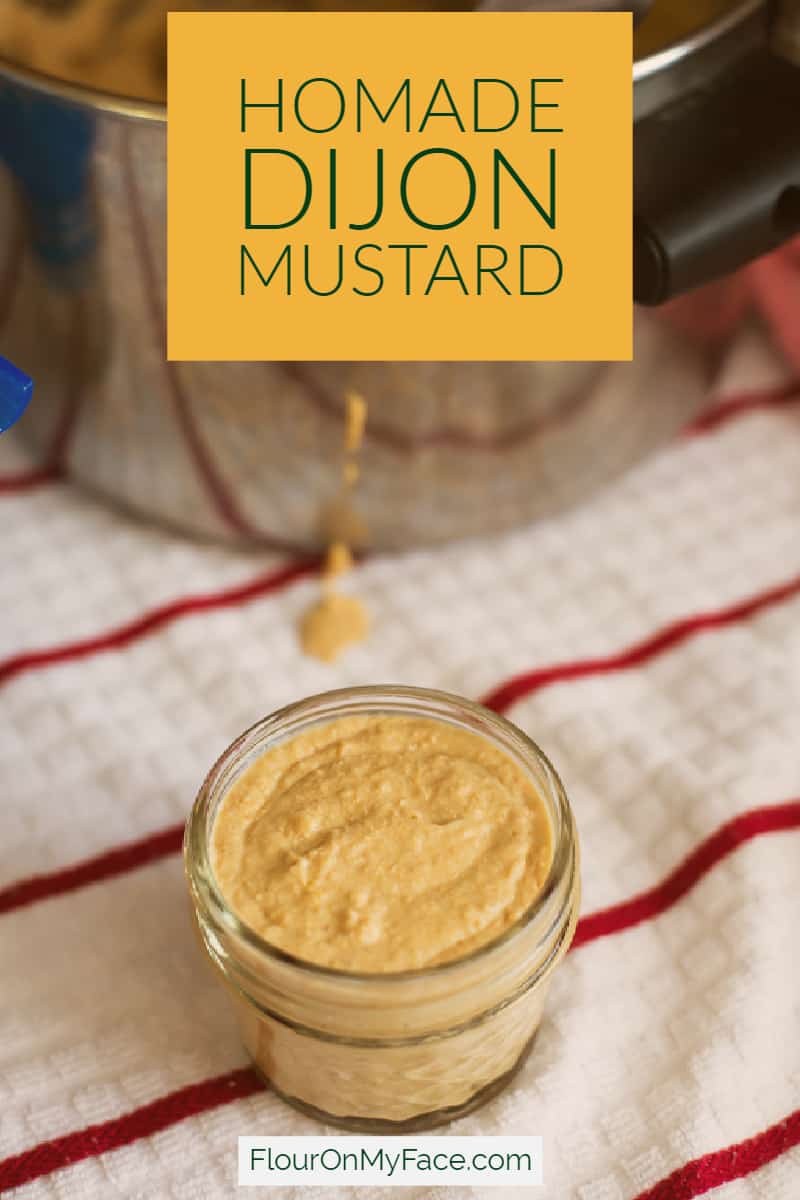 Homemade dijon mustard
