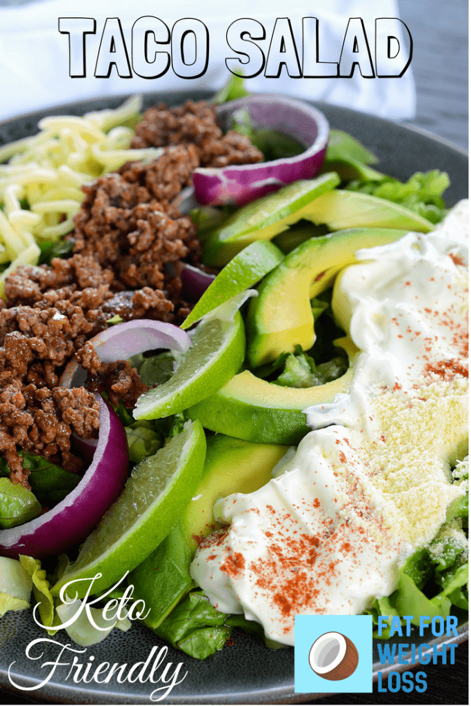 Keto taco salad recipe