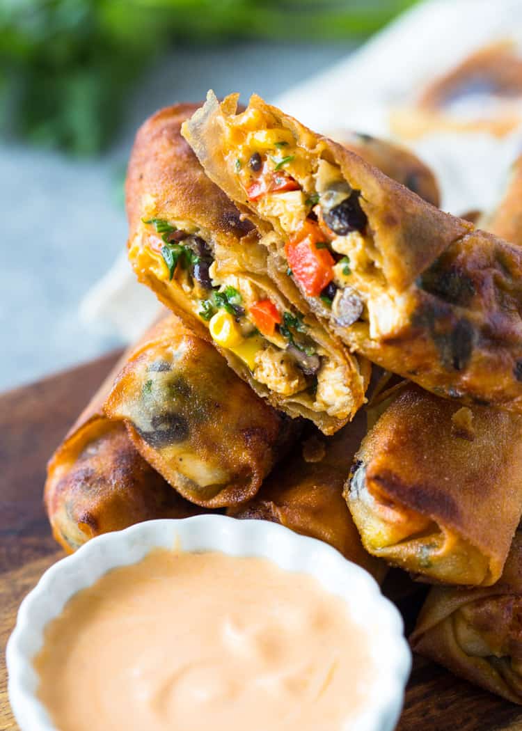 Southwestern egg roll recipe