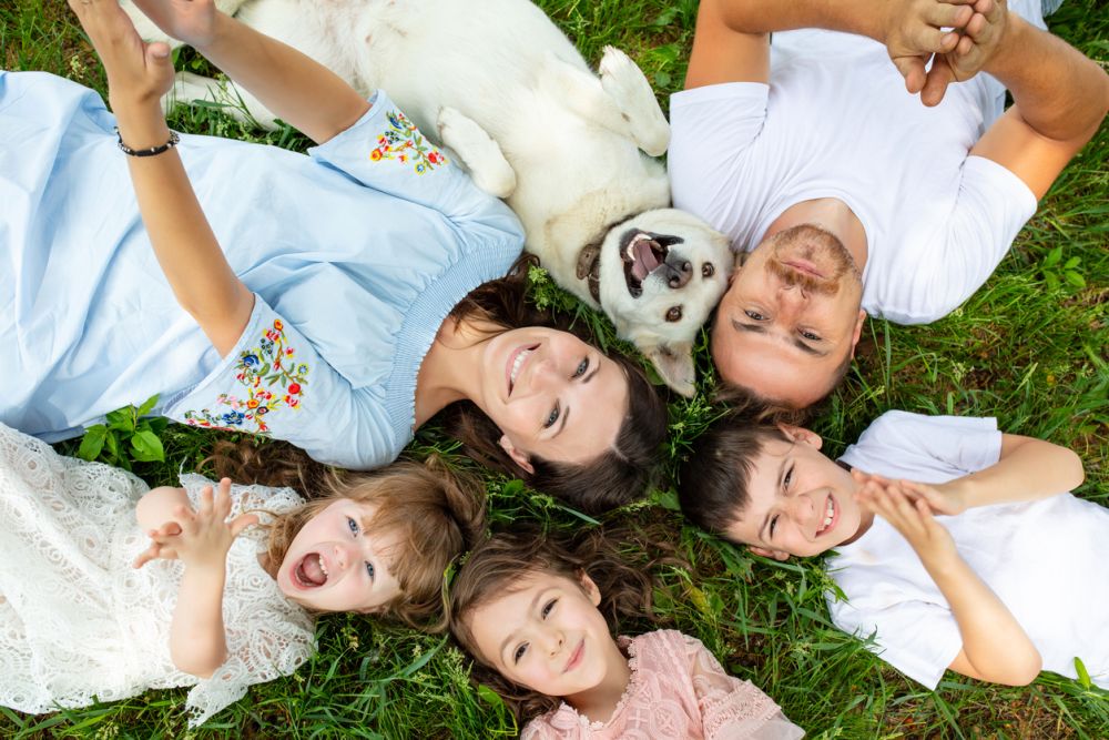 Spring family photo