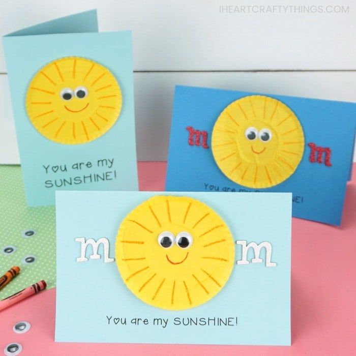 You are my sunshine mothers day card