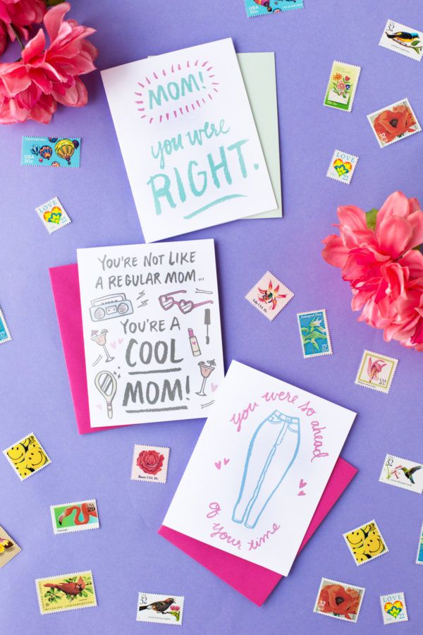 You were right mother's day card