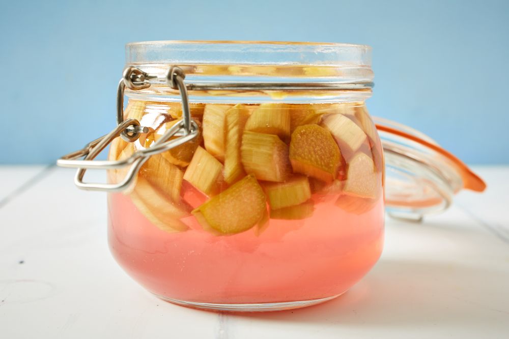 Rhubarb gin