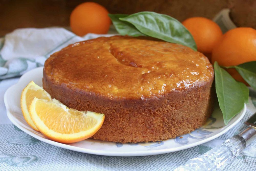 Sicilian whole orange cake