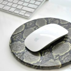 Diy duct tape snakeskin mouse pad