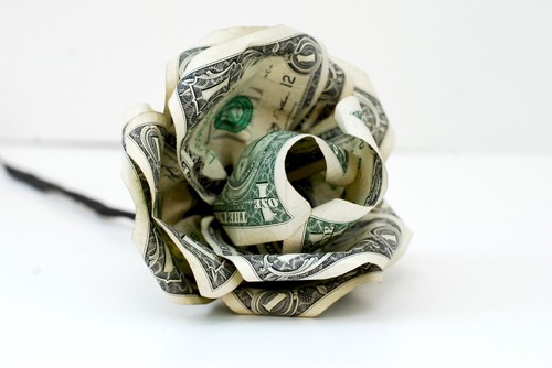 Diy money bouquet