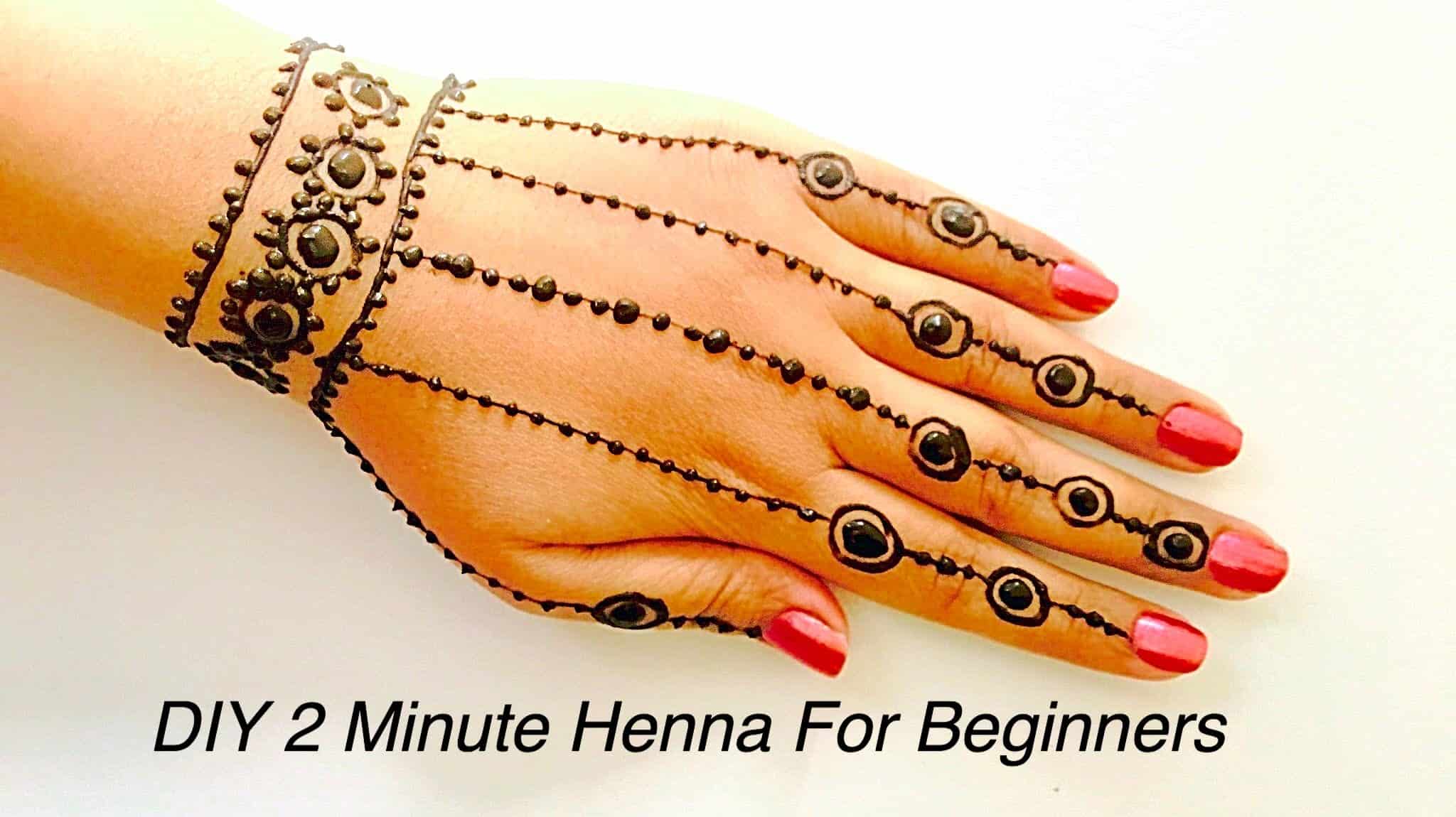 Finger Bracelet Henna Tattoo