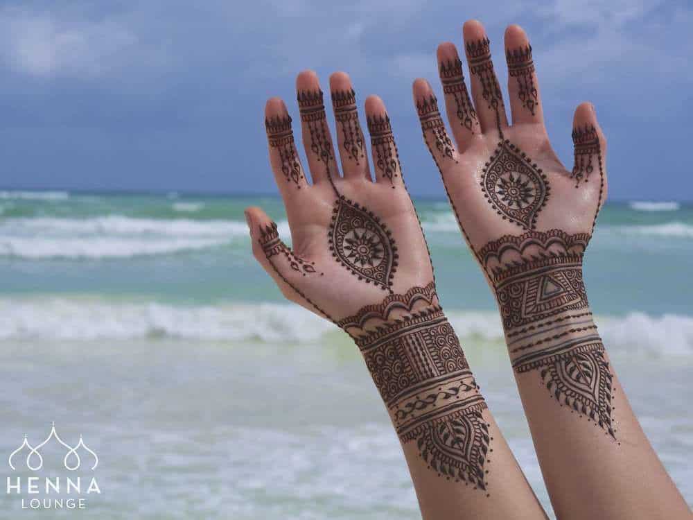 Intricate Henna Hand Tattoo