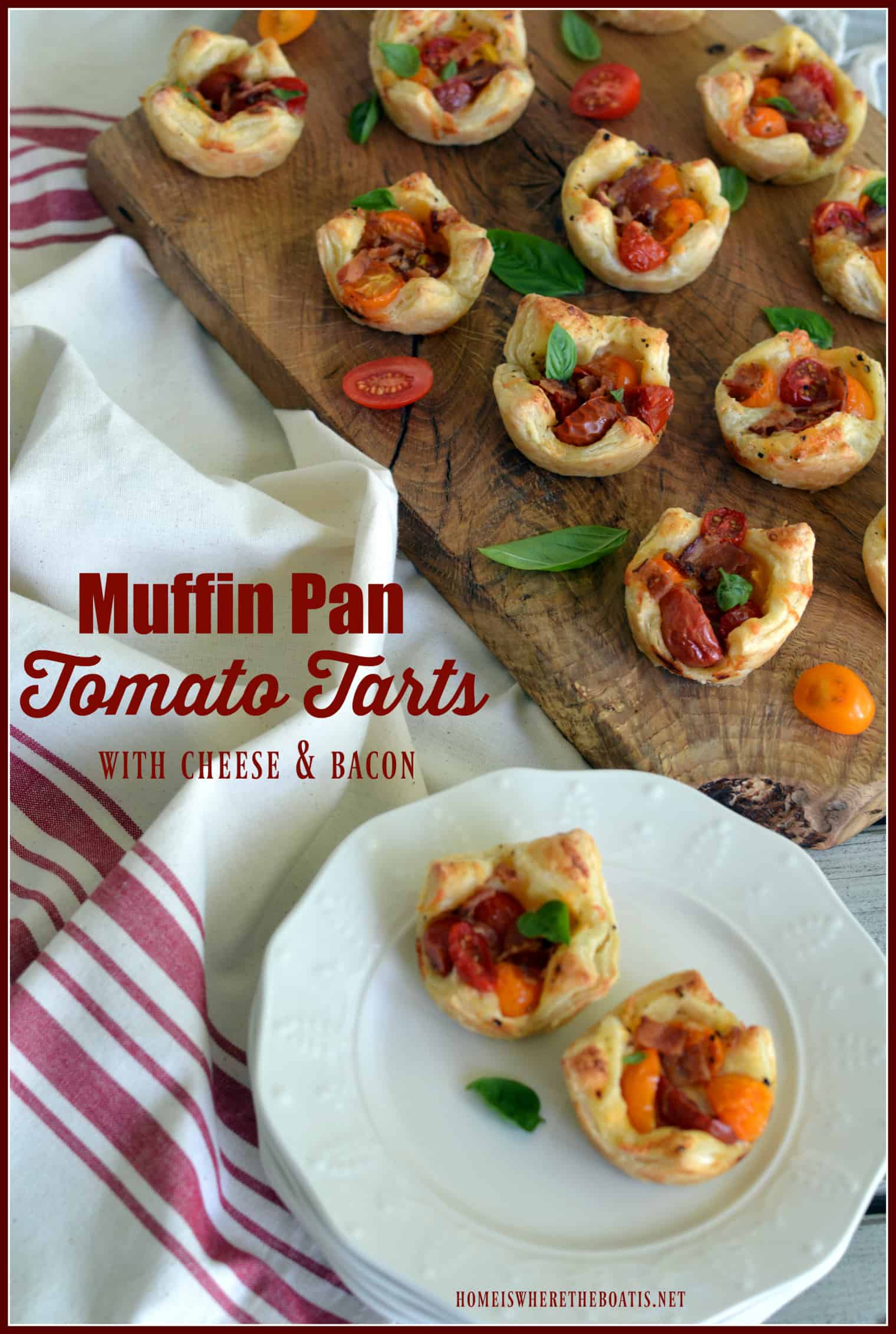 Muffin pan tomato tarts