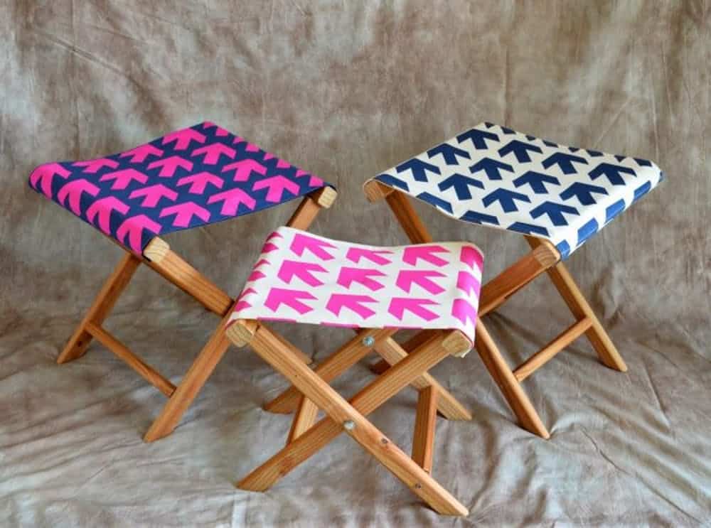 Diy folding camp stools