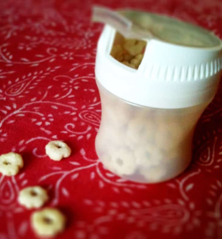 Cereal snack container