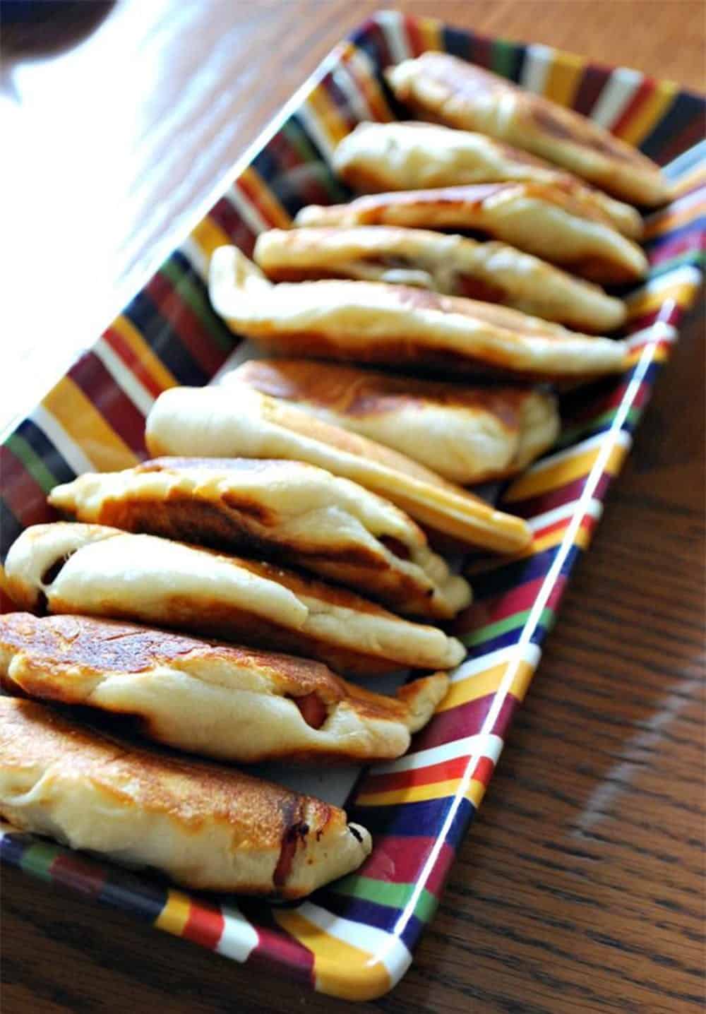 Crescent roll hot dogs