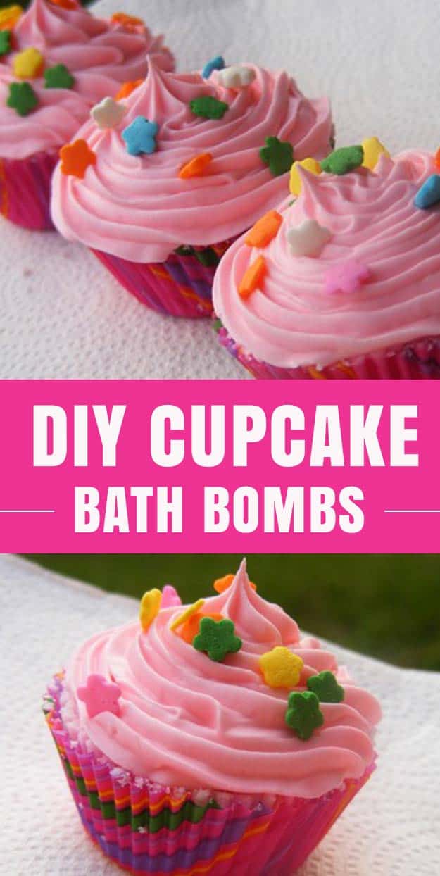 Diy cupcake bath bombs