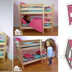 Diy doll bunk beds
