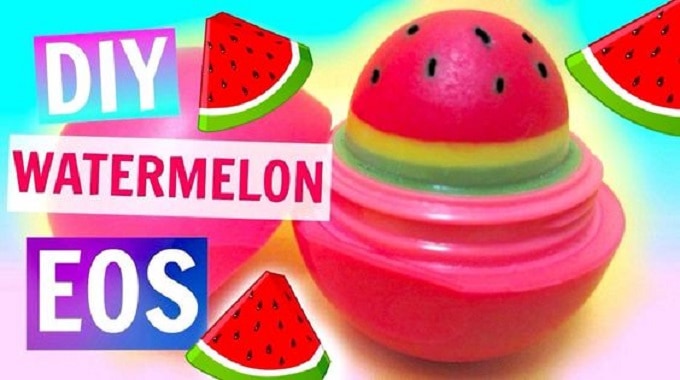 Eos style watermelon lip gloss