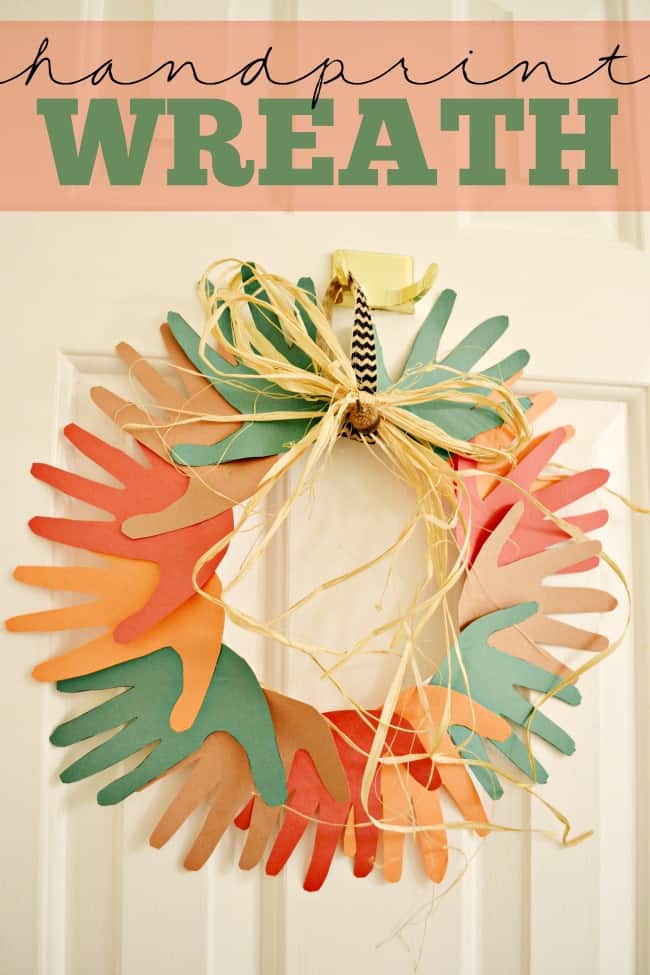 Handprint wreath