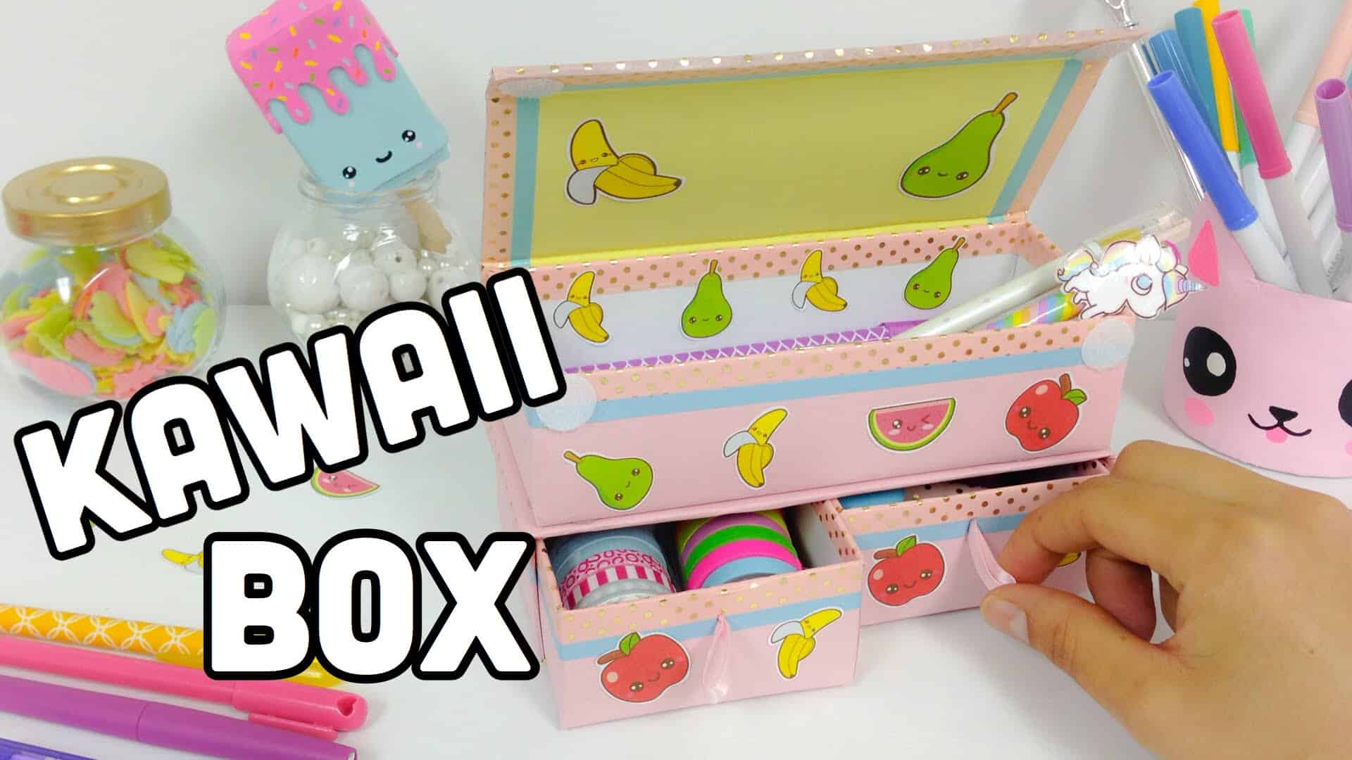 Kawaii stationery box