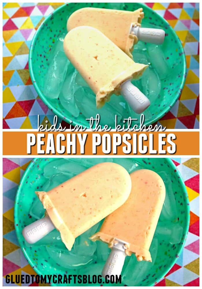 Peachy popsicles for kids