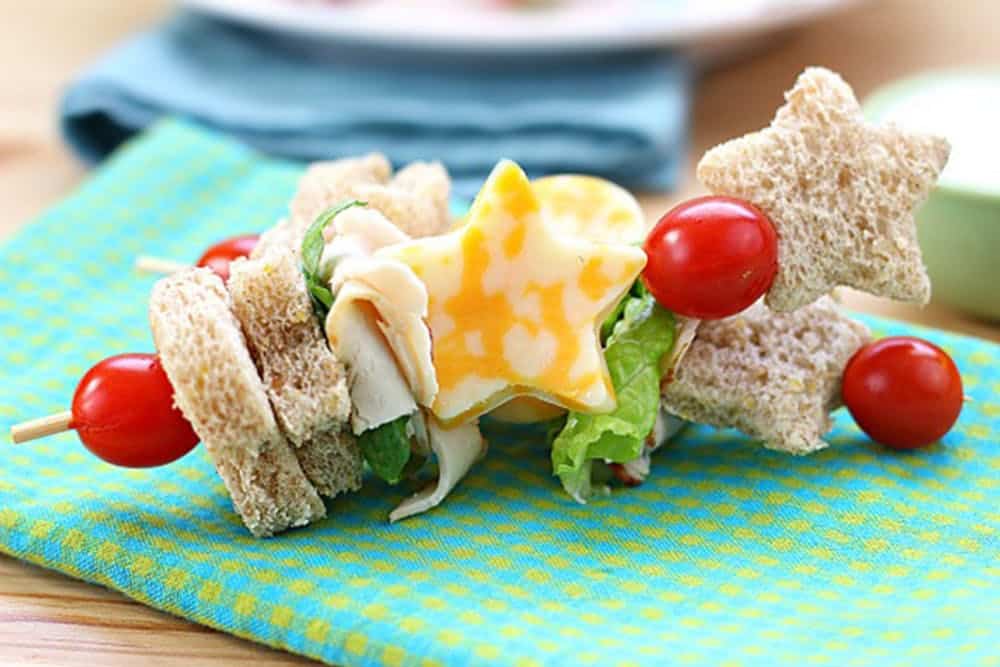 Sandwich kabobs