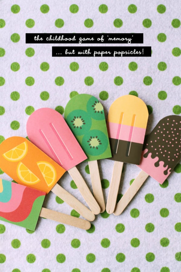 Popsicle matching game 2