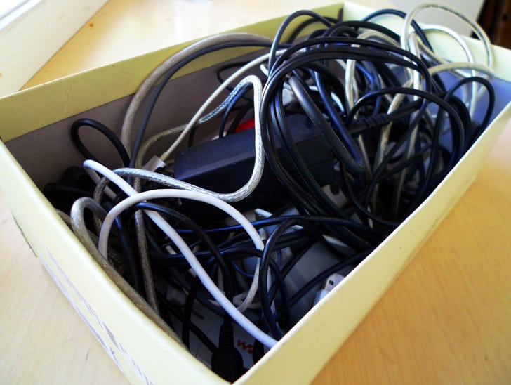 Throw away old cable cords