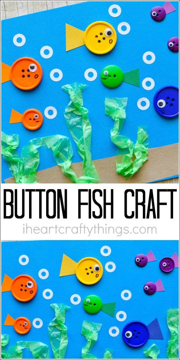 Button fish craft