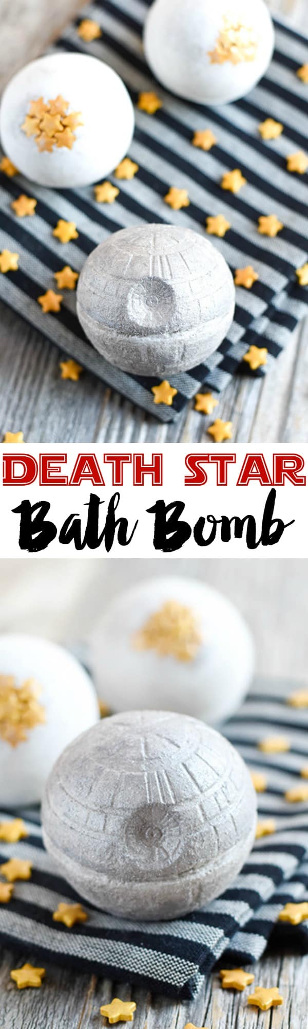 Deat star bath bomb