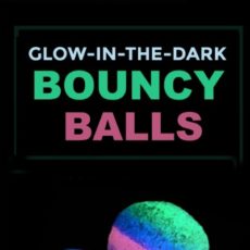 Glow in the dark bouncy balls