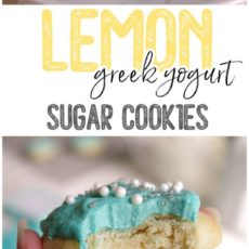 Lemon greek yogurt sugar cookies