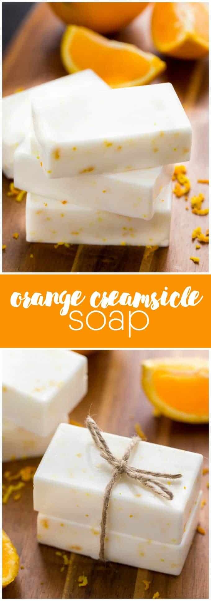 Orange creamsicle soap