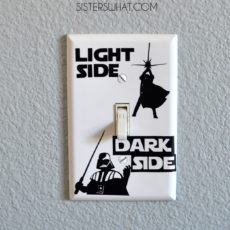 Star wars silhouette light switch