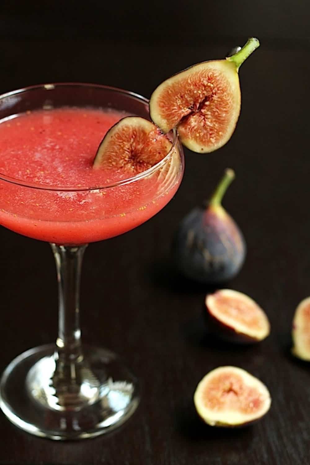 Fig and honey cocktail