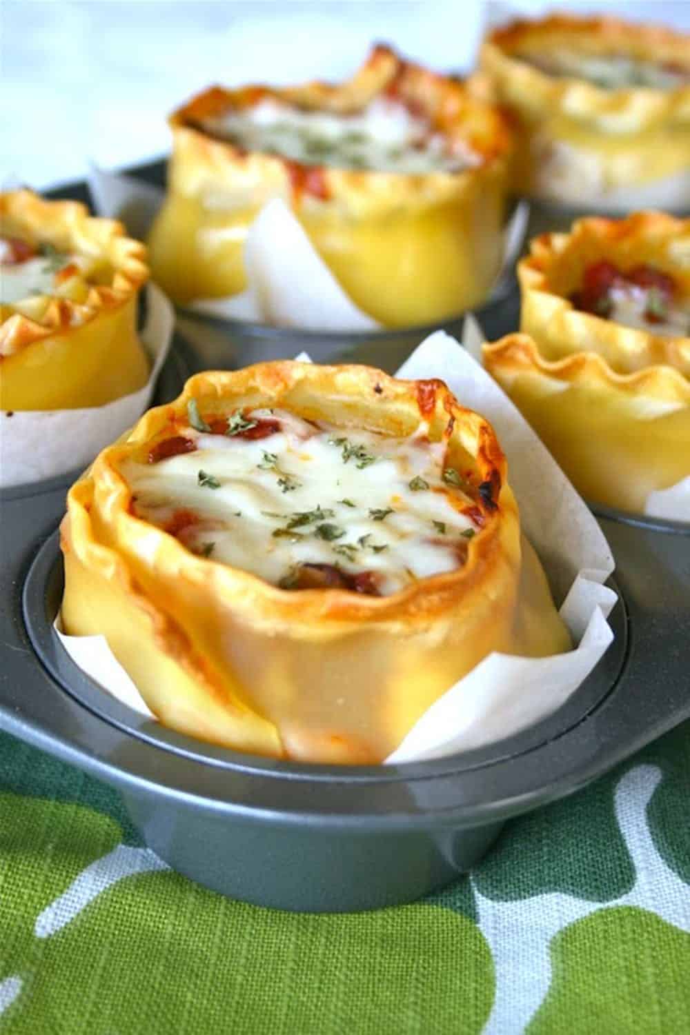 Lasagna cups recipe